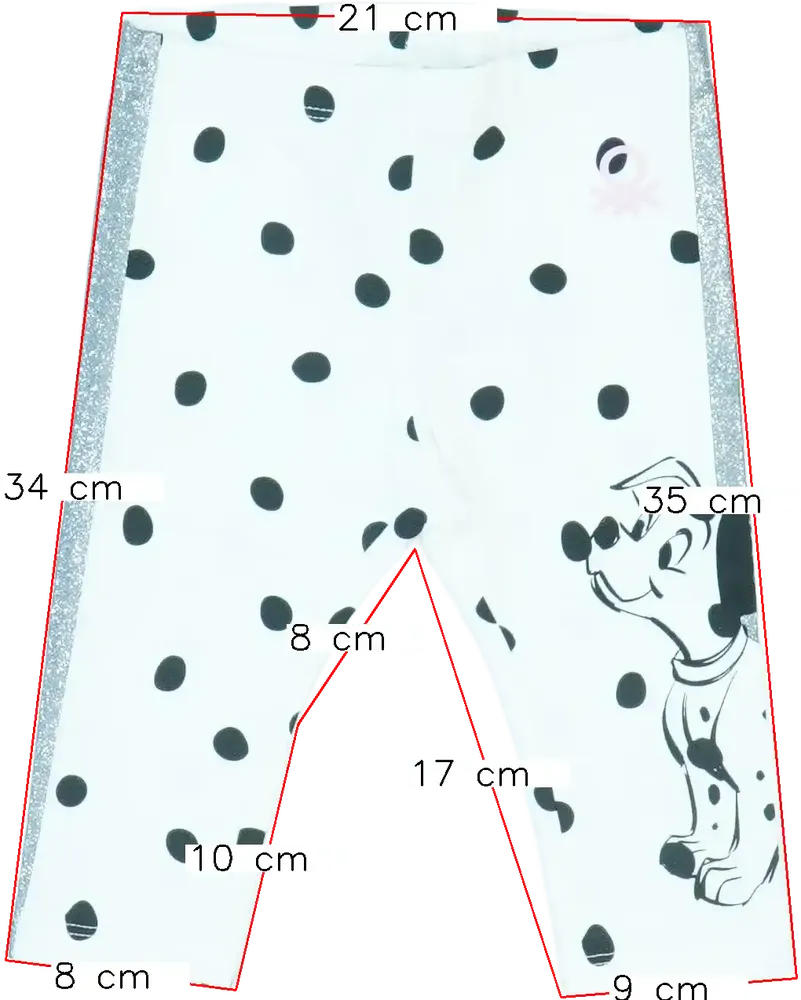 Fehér Disney Leggings EU 68 / UK 3-6 hónap / US 3-6 hónap