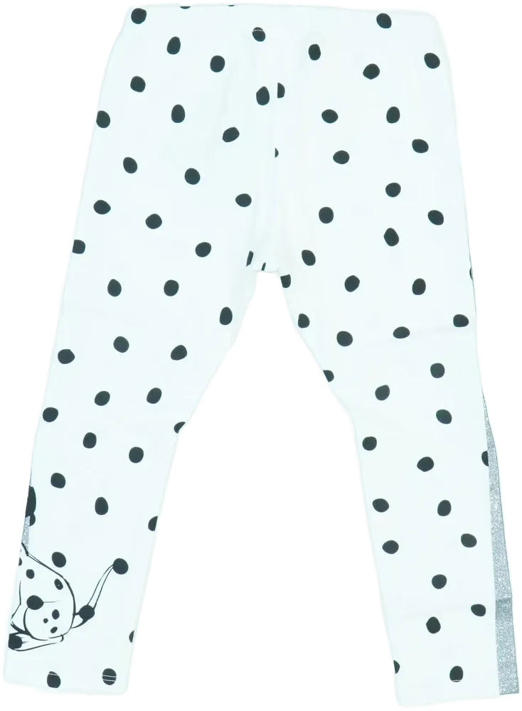 Fehér Disney Leggings EU 104 / UK 4 év / US 4T/XS