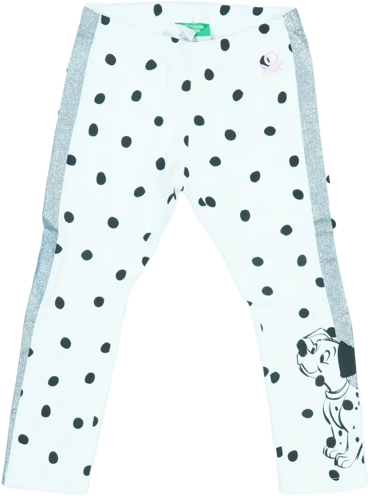 Fehér Disney Leggings EU 104 / UK 4 év / US 4T/XS