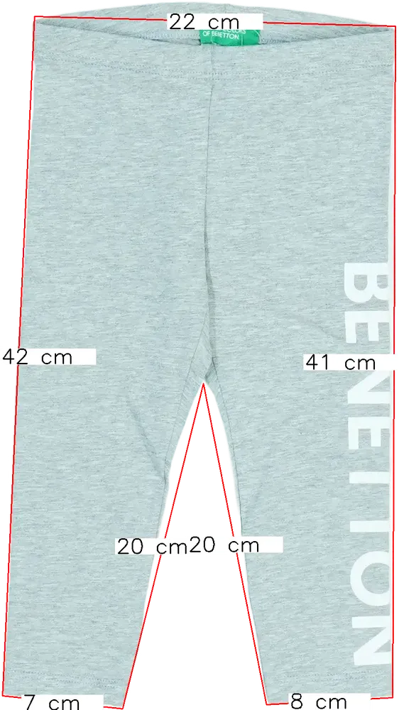 Szürke Benetton Leggings EU 62 / UK 0-3 hónap / US 0-3 hónap