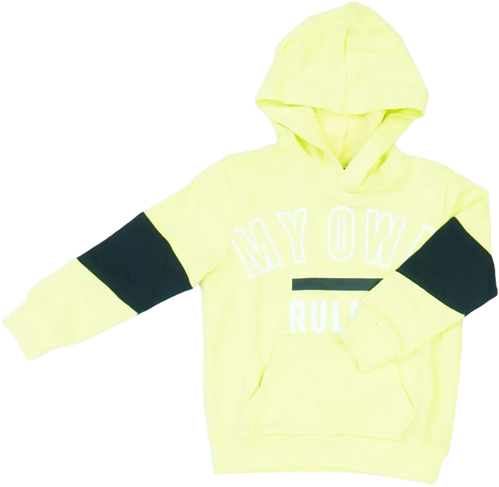 Sárga Benetton Kapucnis pulóver EU 110 / UK 5 év / US 5 év/XS