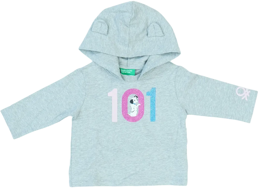 Szürke Disney Kapucnis pulóver EU 74 / UK 6-9 hónap / US 6-9 hónap