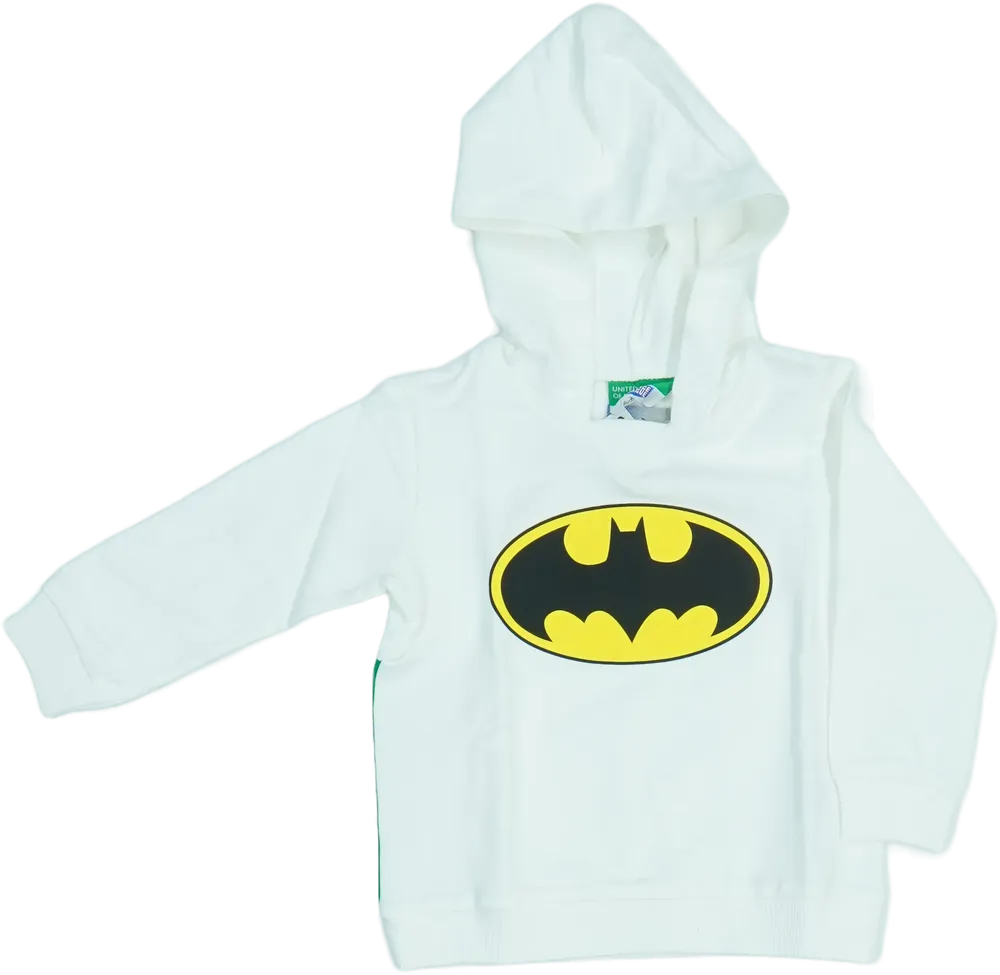 Fehér Benetton Kapucnis pulóver EU 86 / UK 12-18 hónap / US 18 hónap