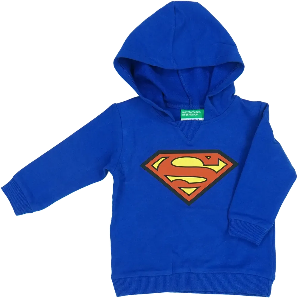 Kék Justice League Kapucnis pulóver EU 68 / UK 3-6 hónap / US 3-6 hónap