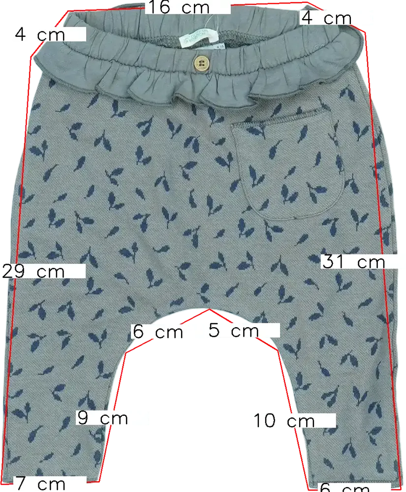 Barna Benetton Baby nadrág EU 68 / UK 3-6 hónap / US 3-6 hónap