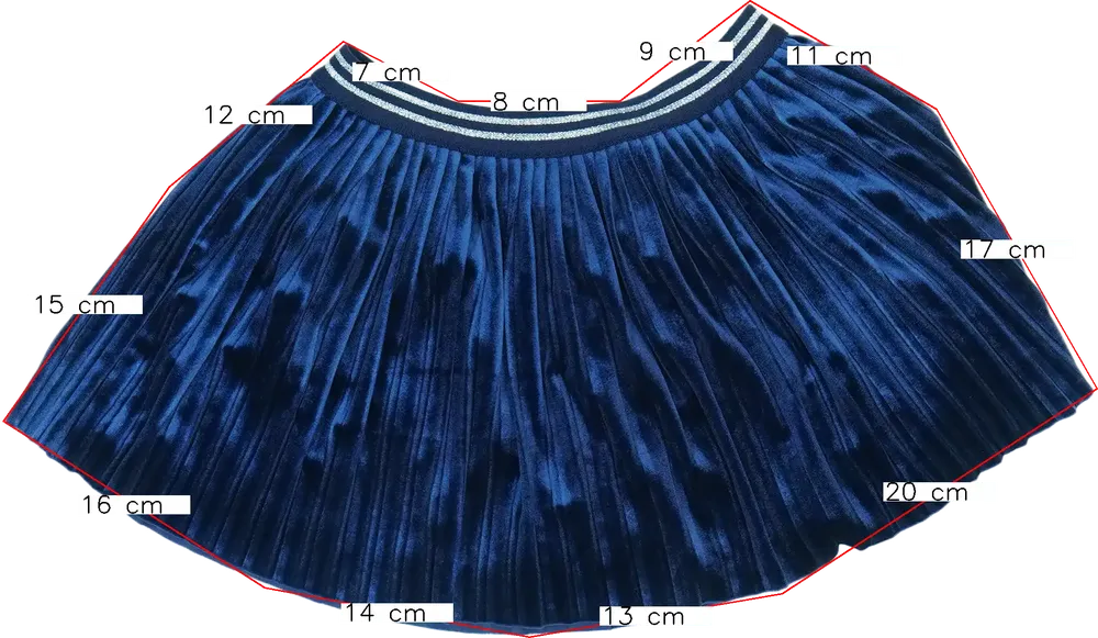 Kék Benetton Szoknya EU 98 / UK 3 év / US 3T