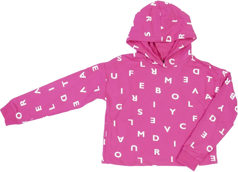 Rózsaszín Benetton Kapucnis pulóver EU 146 / UK 11 év / US 12 év/L