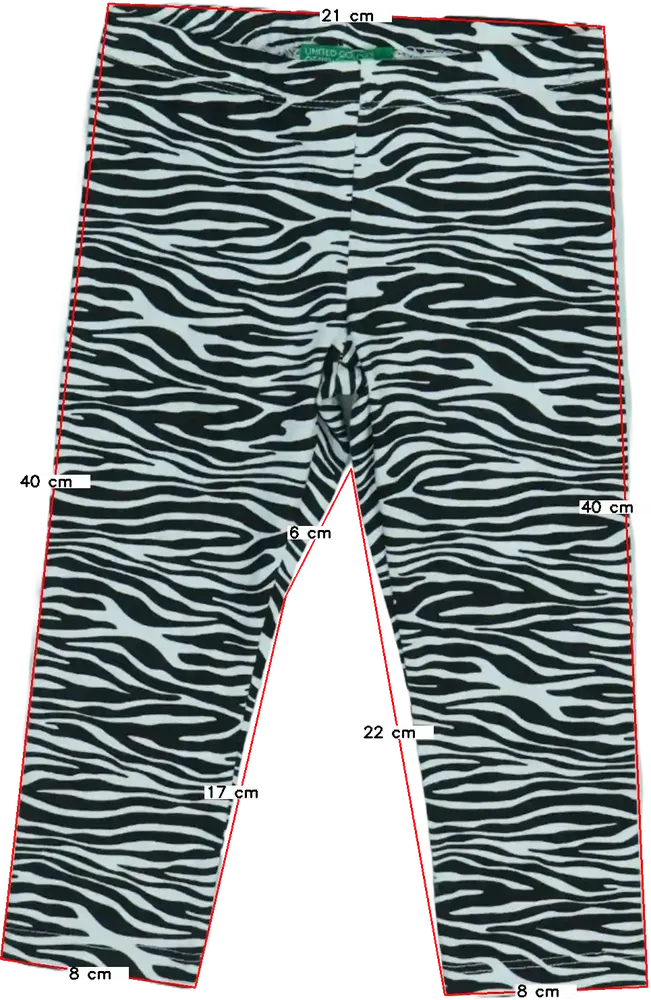 Fekete Benetton Leggings EU 80 / UK 9-12 hónap / US 12 hónap