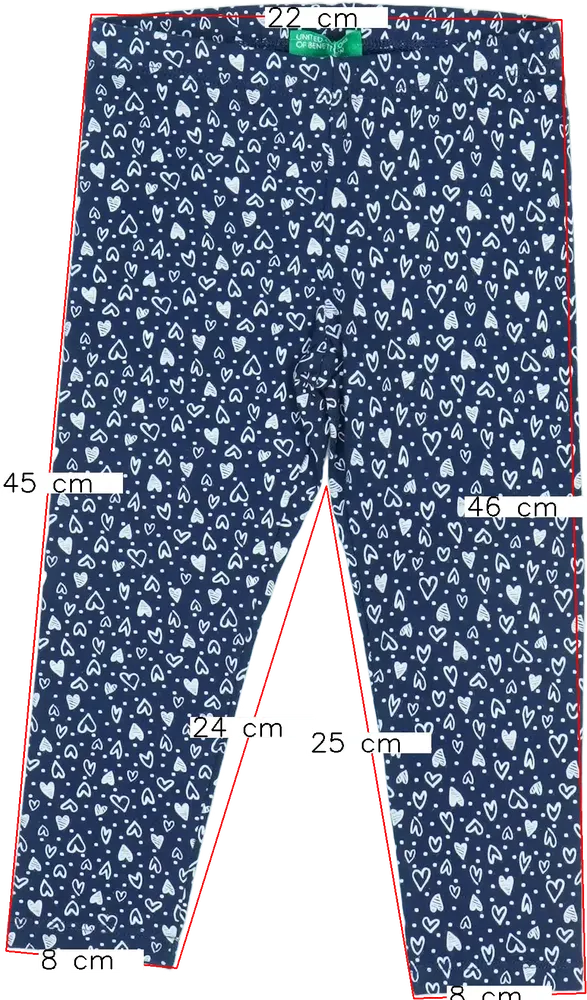 Kék Benetton Leggings EU 92 / UK 2 év / US 2T