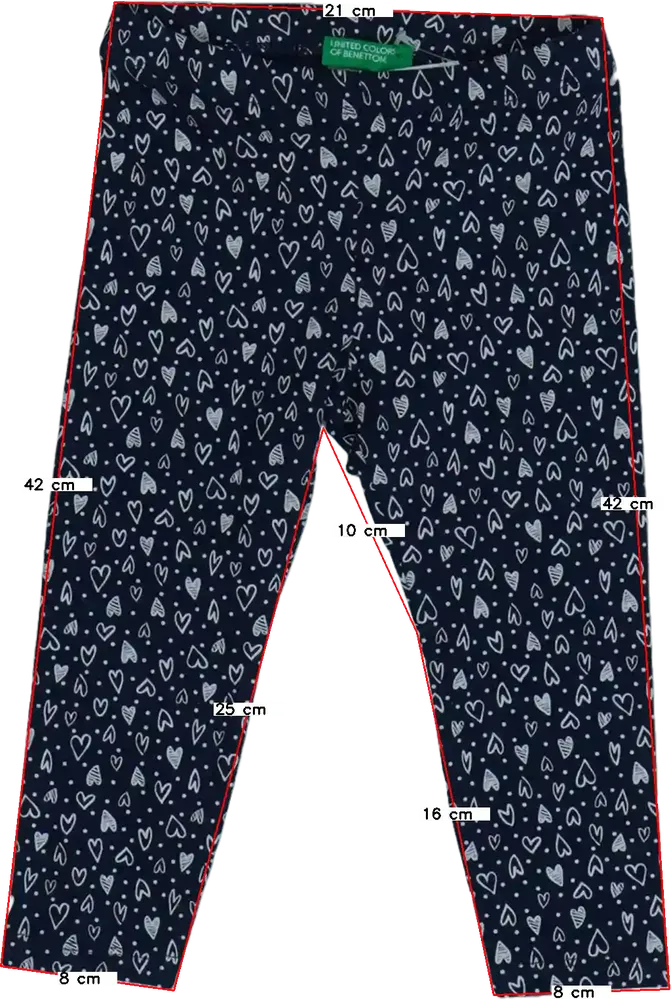 Kék Benetton Leggings EU 86 / UK 12-18 hónap / US 18 hónap