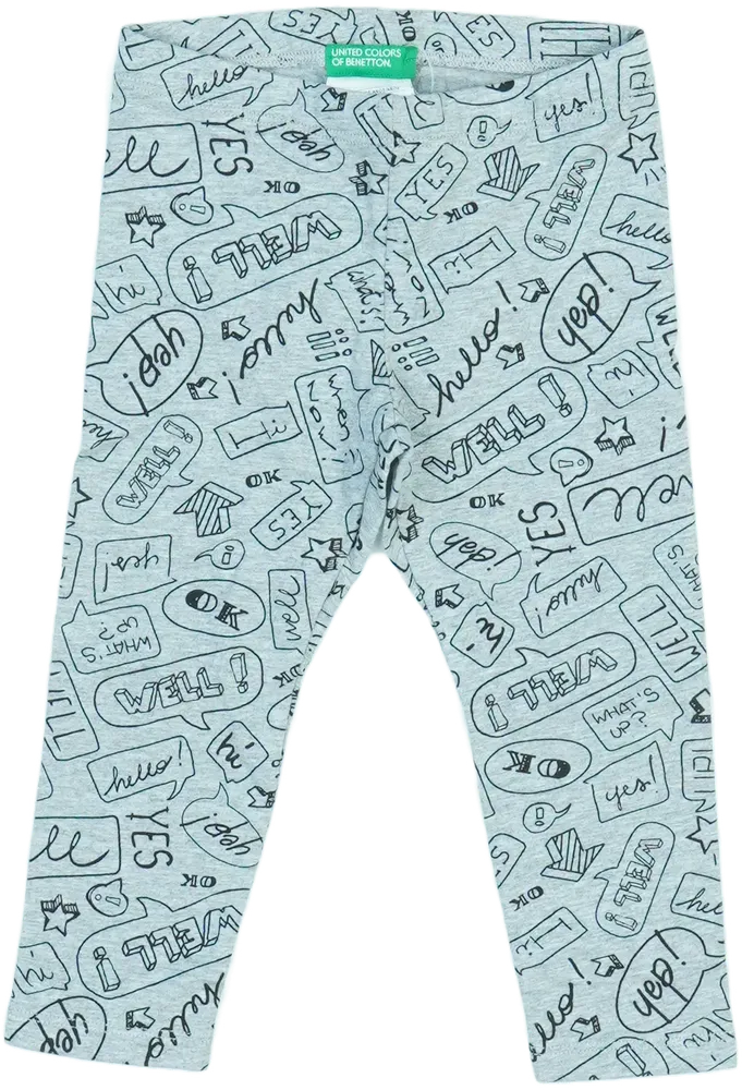 Szürke Benetton Leggings EU 80 / UK 9-12 hónap / US 12 hónap