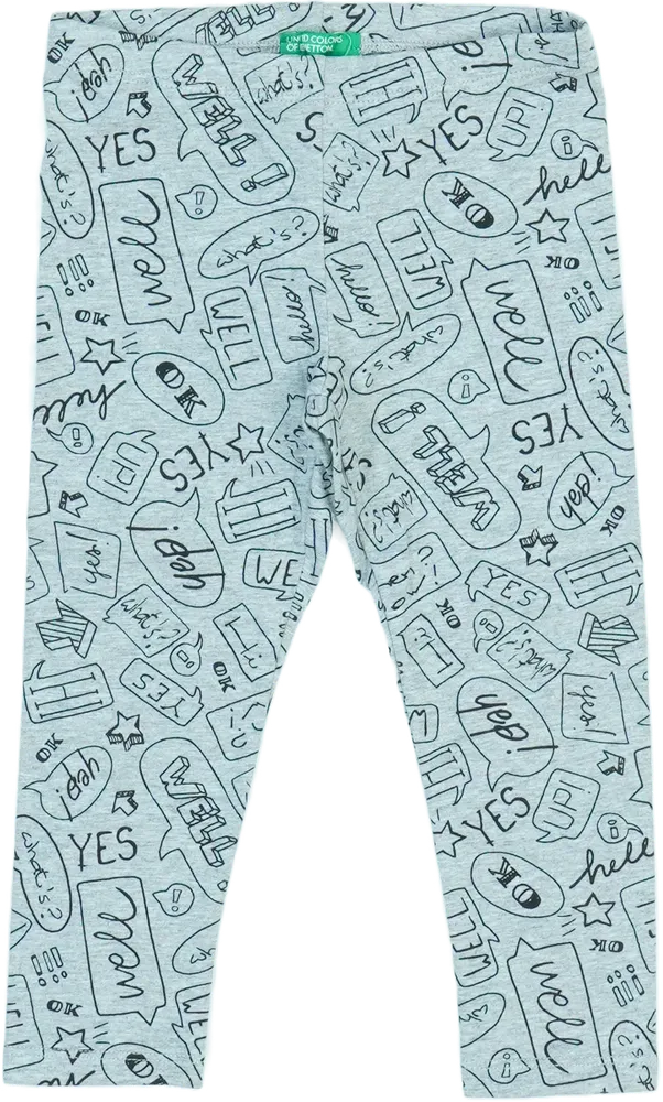 Szürke Benetton Leggings EU 86 / UK 12-18 hónap / US 18 hónap