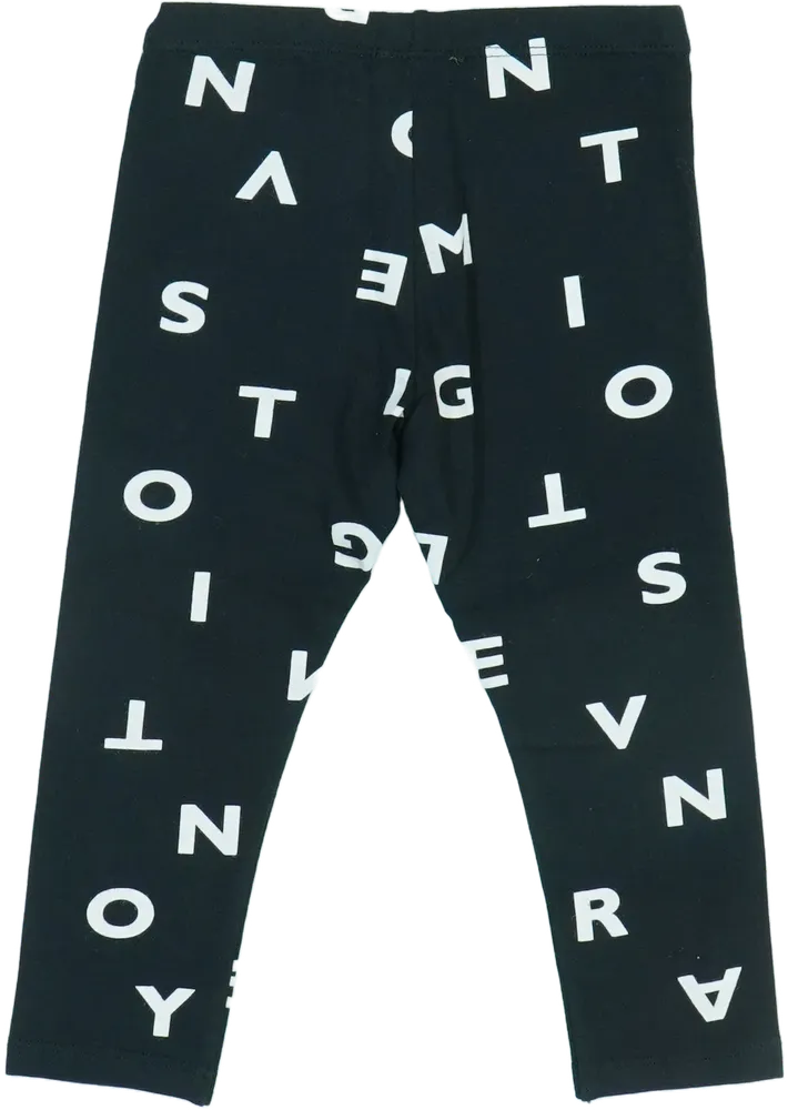 Fekete Benetton Leggings EU 92 / UK 2 év / US 2T