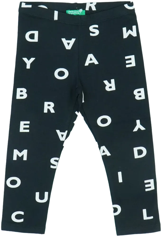 Fekete Benetton Leggings EU 92 / UK 2 év / US 2T
