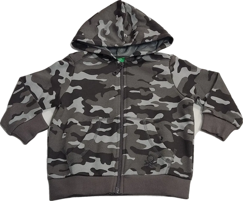 Szürke Benetton Kapucnis pulóver EU 92 / UK 2 év / US 2T