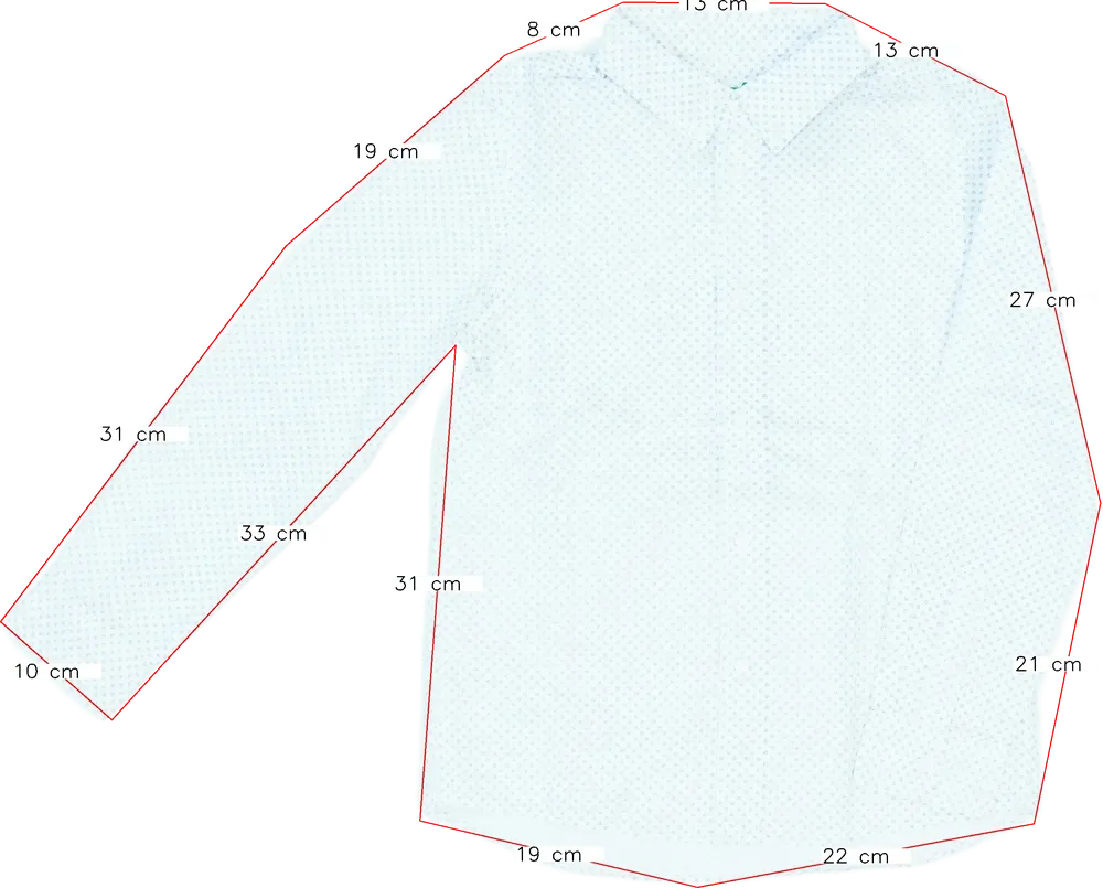 Fehér Benetton Ing EU 128 / UK 8 év / US 8 év/M