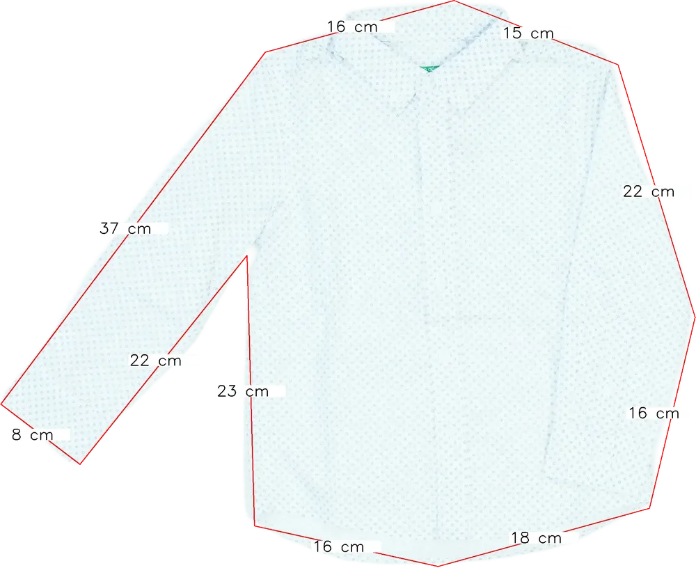 Fehér Benetton Ing EU 104 / UK 4 év / US 4T/XS