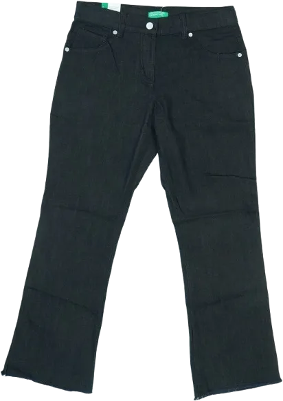 Fekete Benetton Farmernadrág EU 164 / UK 14 év / US 14 év/XL