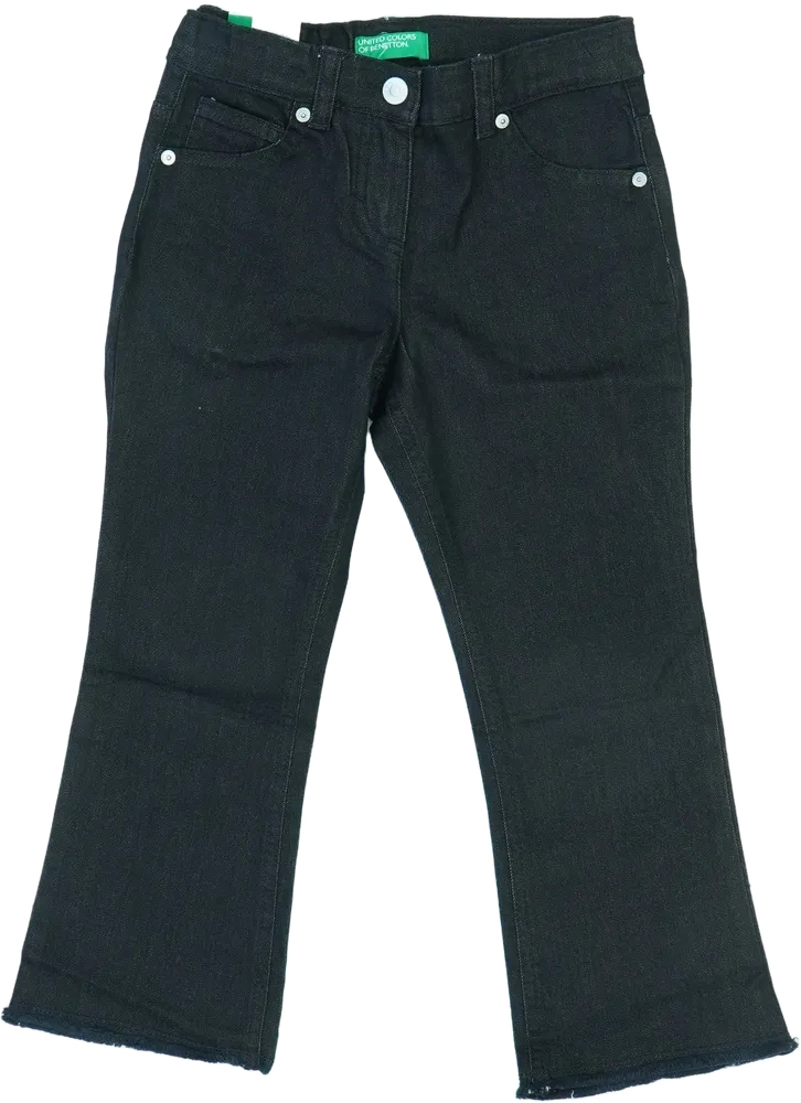 Fekete Benetton Farmernadrág EU 128 / UK 8 év / US 8 év/M