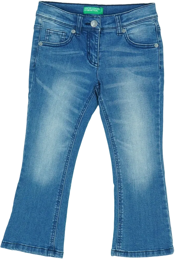 Kék Benetton Farmernadrág EU 122 / UK 7 év / US 7 év/M