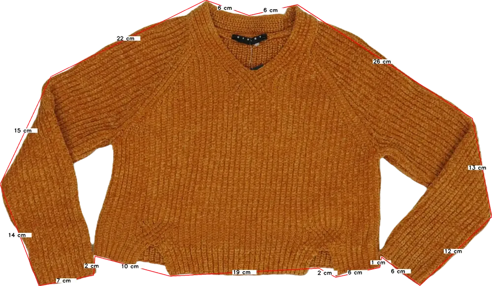 Sárga (narancs) Sisley Kötött pulcsi EU 110 / UK 5 év / US 5 év/XS