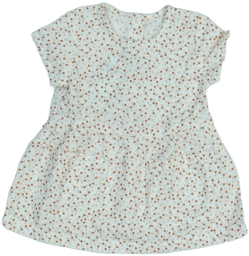 Fehér Benetton Ruha EU 68 / UK 3-6 hónap / US 3-6 hónap