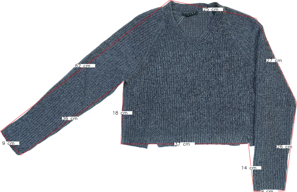 Szürke Sisley Kötött pulcsi EU 158 / UK 13 év / US 14 év/XL