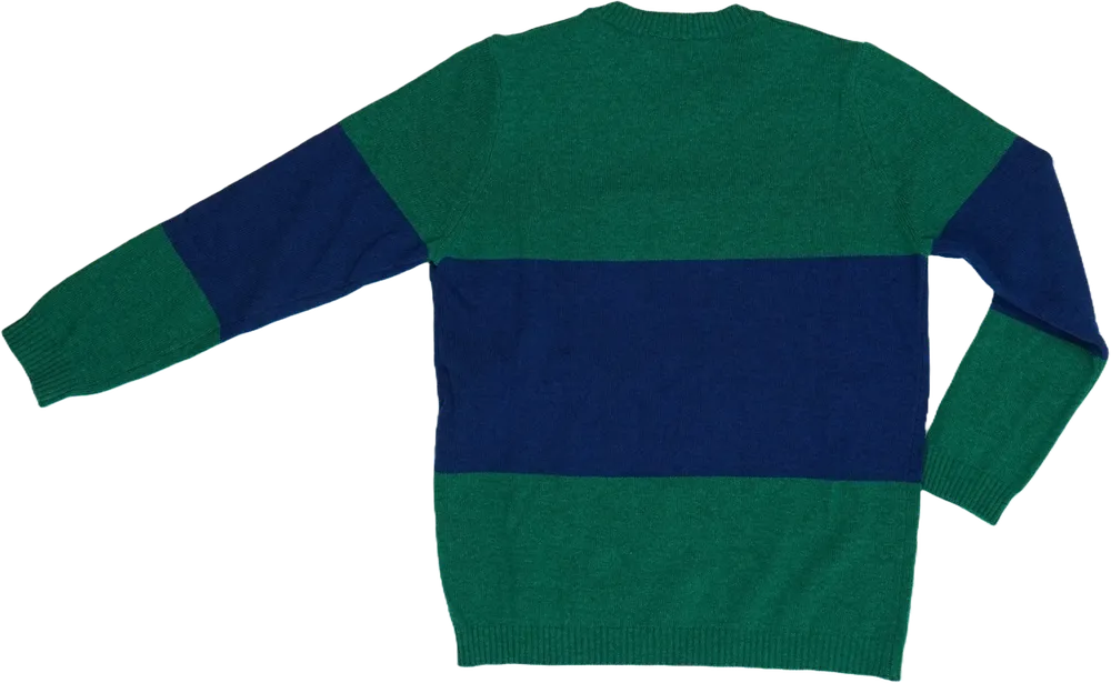 Zöld Benetton Kötött pulcsi EU 110 / UK 5 év / US 5 év/XS