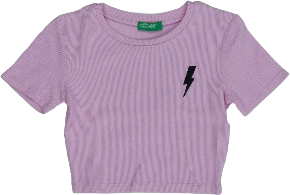 Rózsaszín Benetton Póló EU 110 / UK 5 év / US 5 év/XS