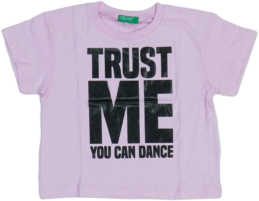 Rózsaszín Benetton Póló EU 104 / UK 4 év / US 4T/XS