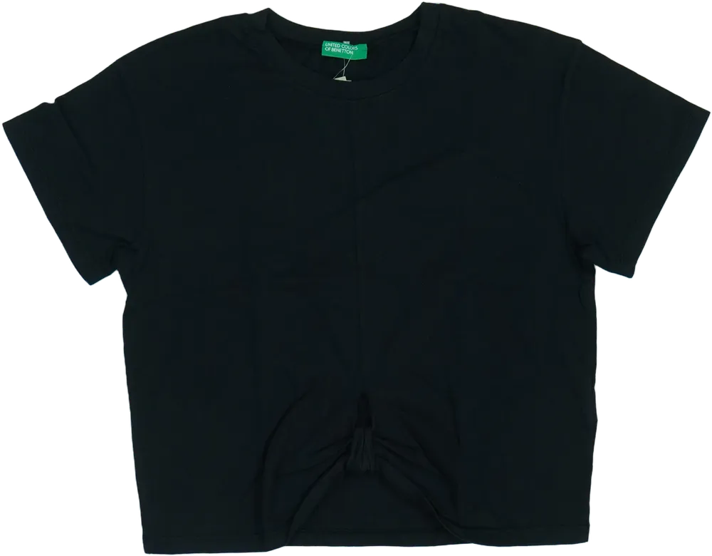 Fekete Benetton Póló EU 146 / UK 11 év / US 12 év/L