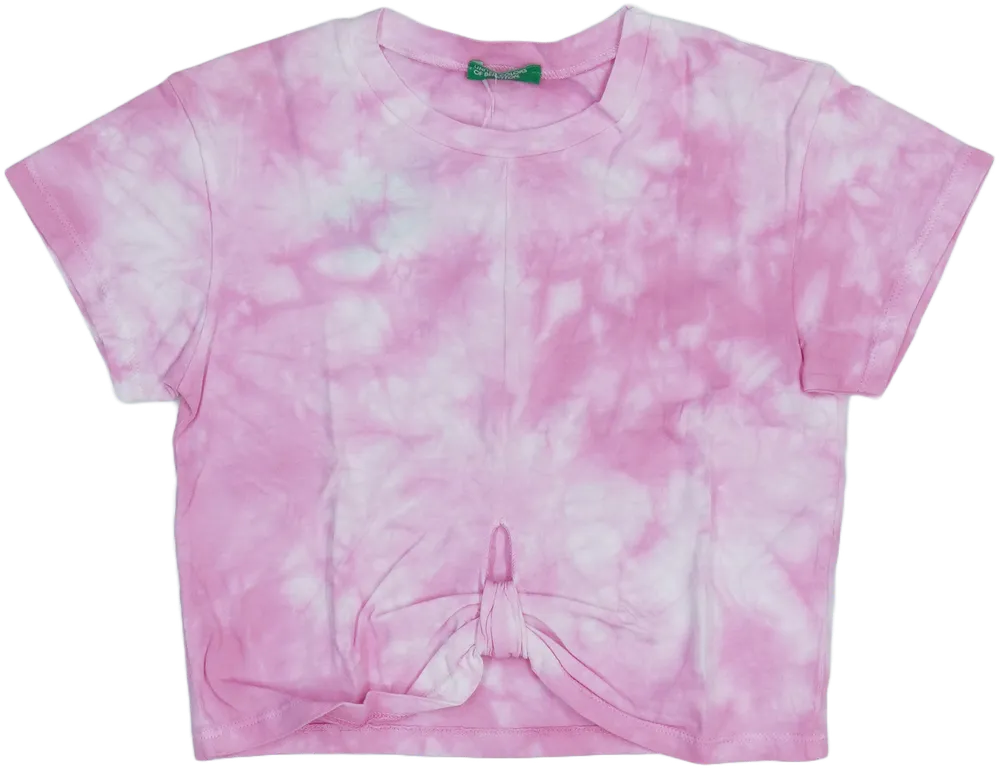 Rózsaszín Benetton Póló EU 122 / UK 7 év / US 7 év/M