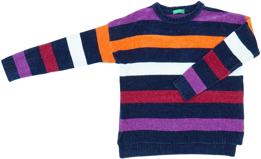 Többszínű Benetton Kötött pulcsi EU 128 / UK 8 év / US 8 év/M