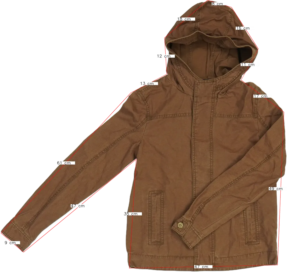 Barna Sisley Dzseki EU 164 / UK 14 év / US 14 év/XL