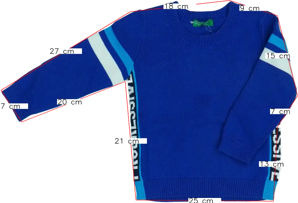 Kék Benetton Kötött pulcsi EU 86 / UK 12-18 hónap / US 18 hónap