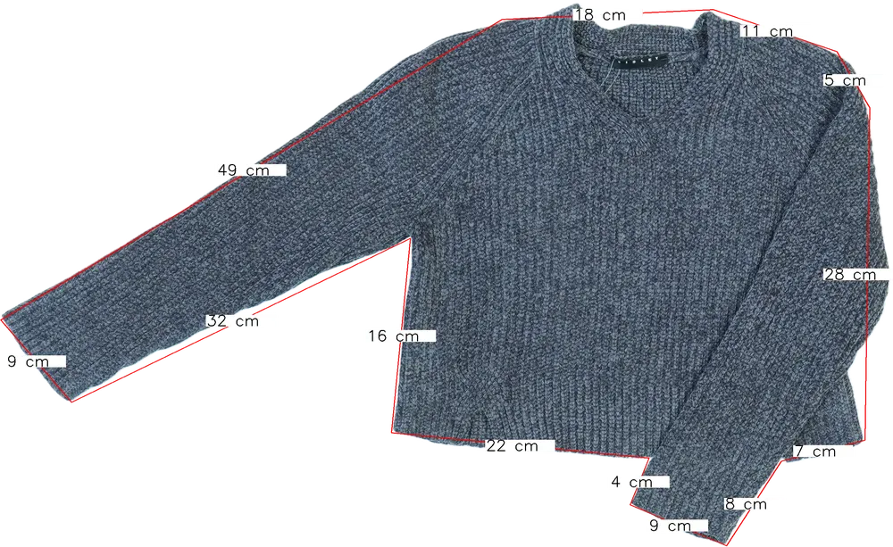 Szürke Sisley Kötött pulcsi EU 134 / UK 9 év / US 9 év/L