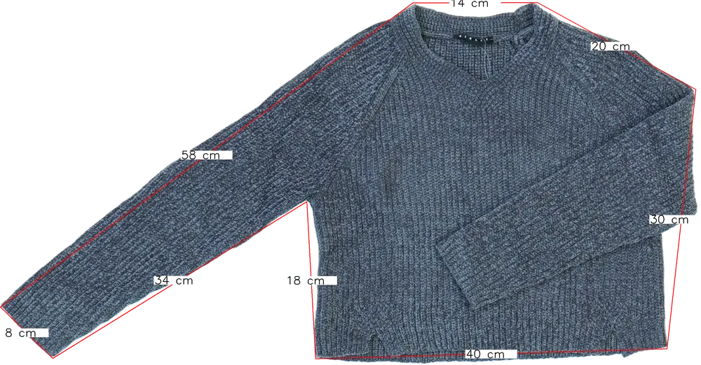 Szürke Sisley Kötött pulcsi EU 152 / UK 12 év / US 12 év/L