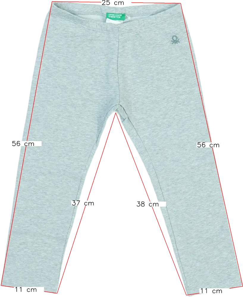 Szürke Benetton Leggings EU 104 / UK 4 év / US 4T/XS