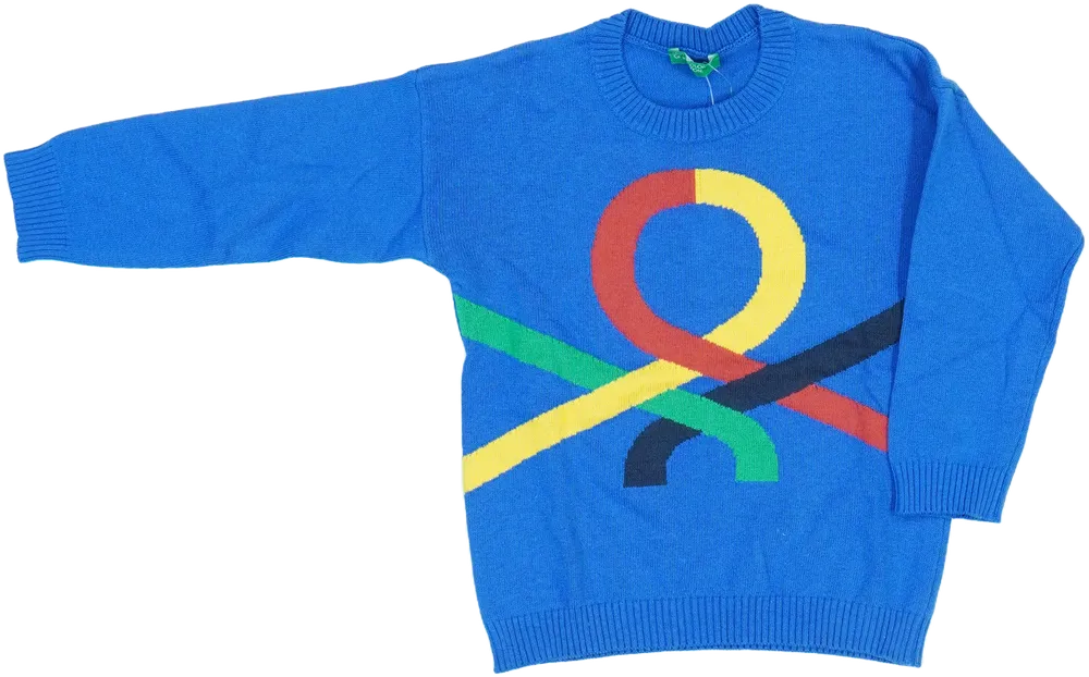 Kék Benetton Pulóver EU 92 / UK 2 év / US 2T