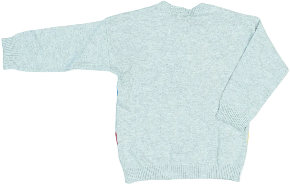 Kék Benetton Pulóver EU 86 / UK 12-18 hónap / US 18 hónap