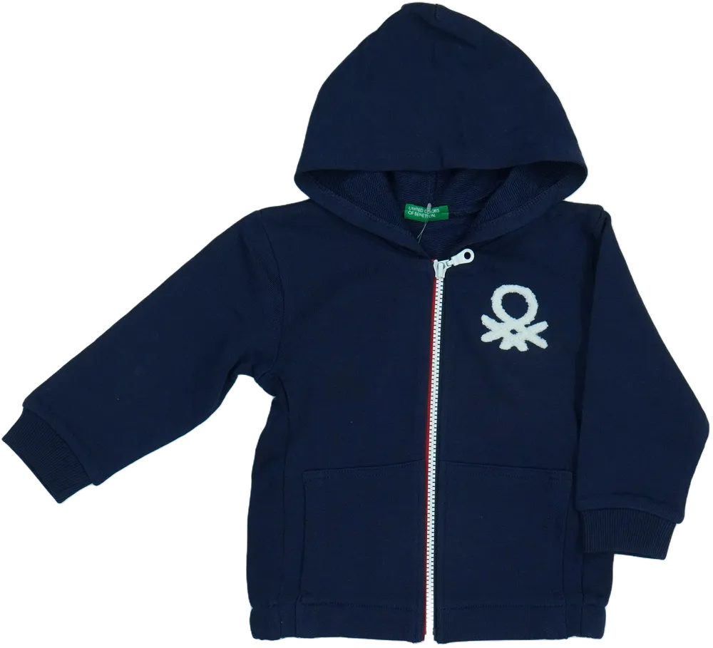 Kék Benetton Kapucnis pulóver EU 86 / UK 12-18 hónap / US 18 hónap