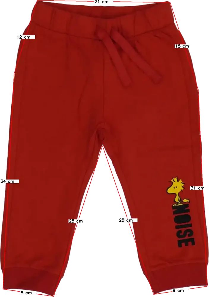 Piros Benetton Melegítőnadrág EU 80 / UK 9-12 hónap / US 12 hónap