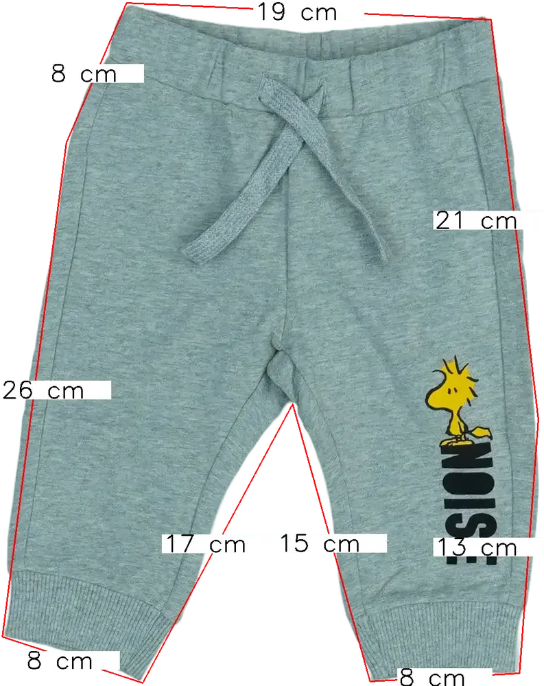 Szürke Benetton Melegítőnadrág EU 68 / UK 3-6 hónap / US 3-6 hónap