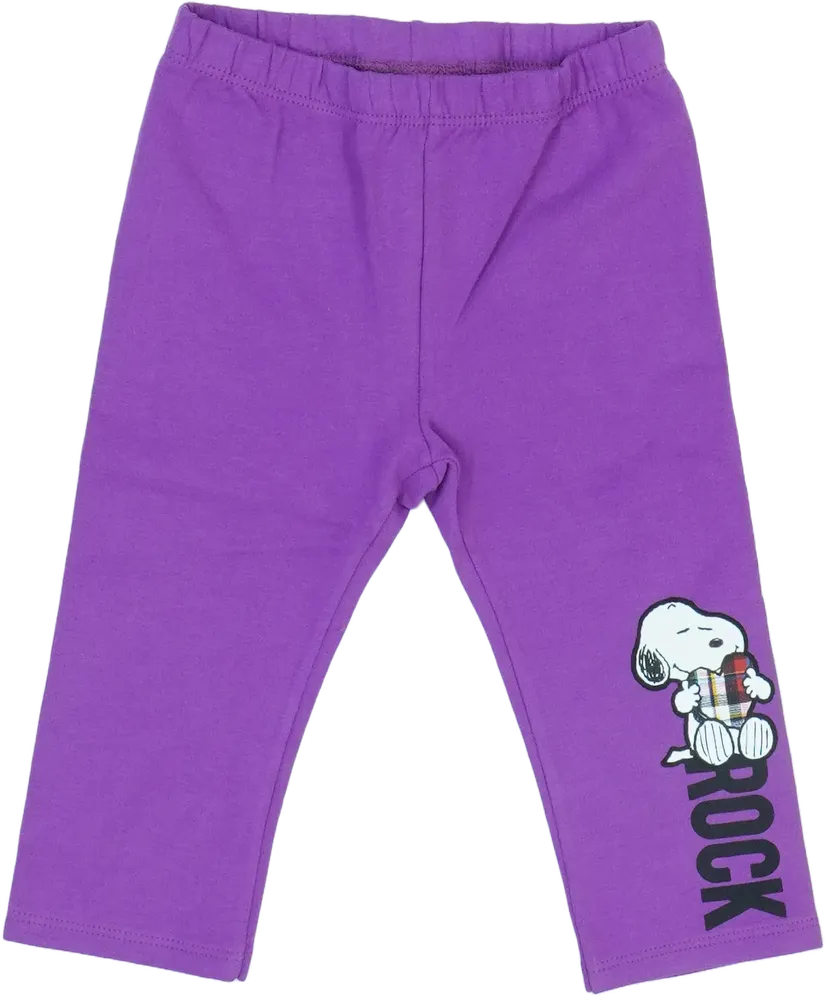 Lila Benetton Leggings EU 80 / UK 9-12 hónap / US 12 hónap