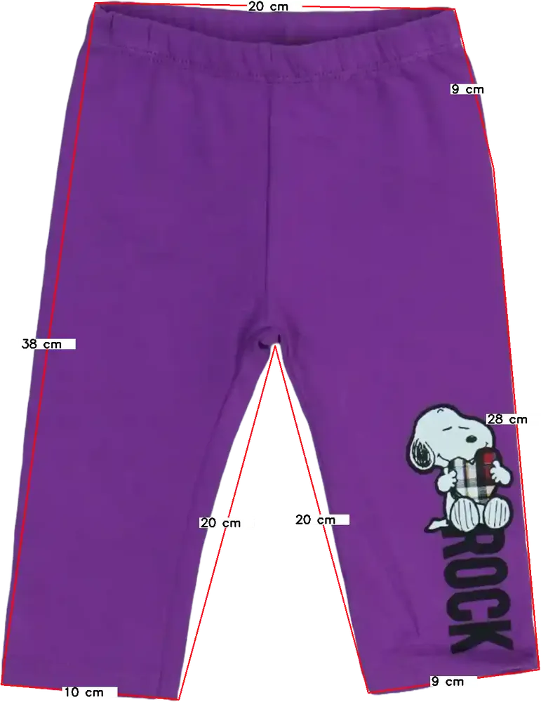 Lila Benetton Leggings EU 74 / UK 6-9 hónap / US 6-9 hónap