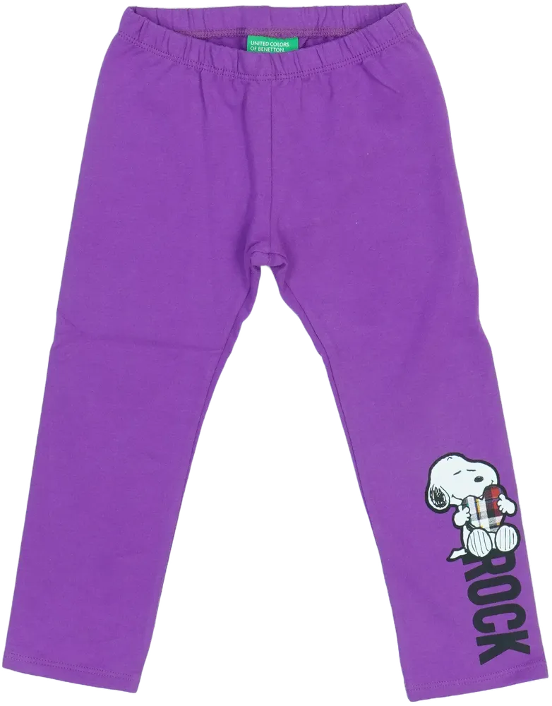 Lila Benetton Leggings EU 98 / UK 3 év / US 3T