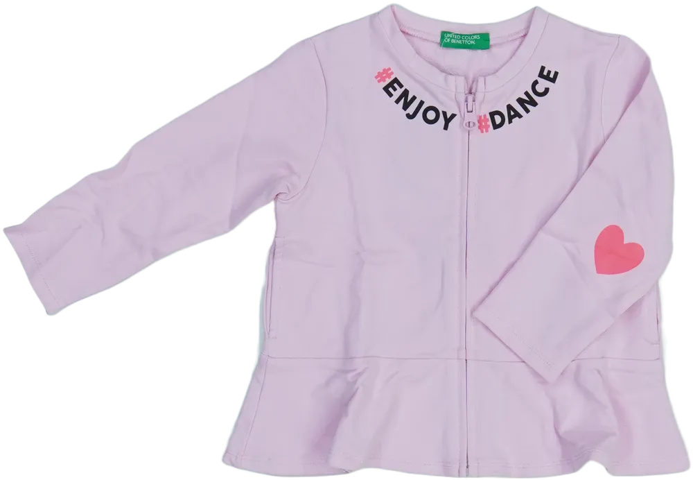 Rózsaszín Benetton Pulóver EU 86 / UK 12-18 hónap / US 18 hónap