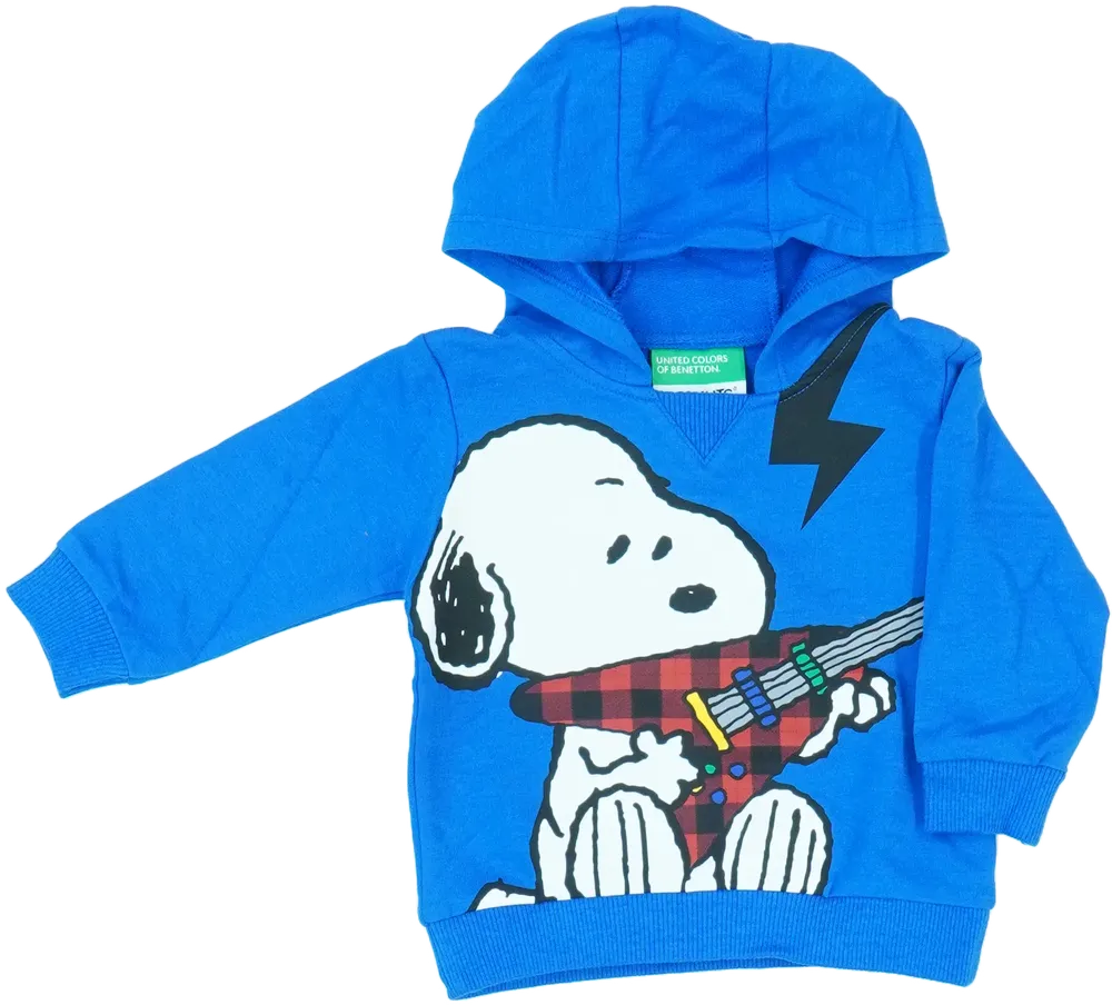 Kék Benetton Kapucnis pulóver EU 62 / UK 0-3 hónap / US 0-3 hónap