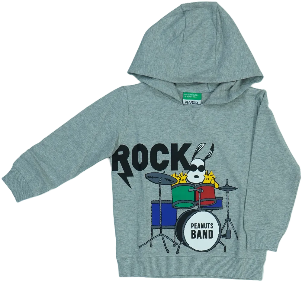 Szürke Benetton Kapucnis pulóver EU 104 / UK 4 év / US 4T/XS