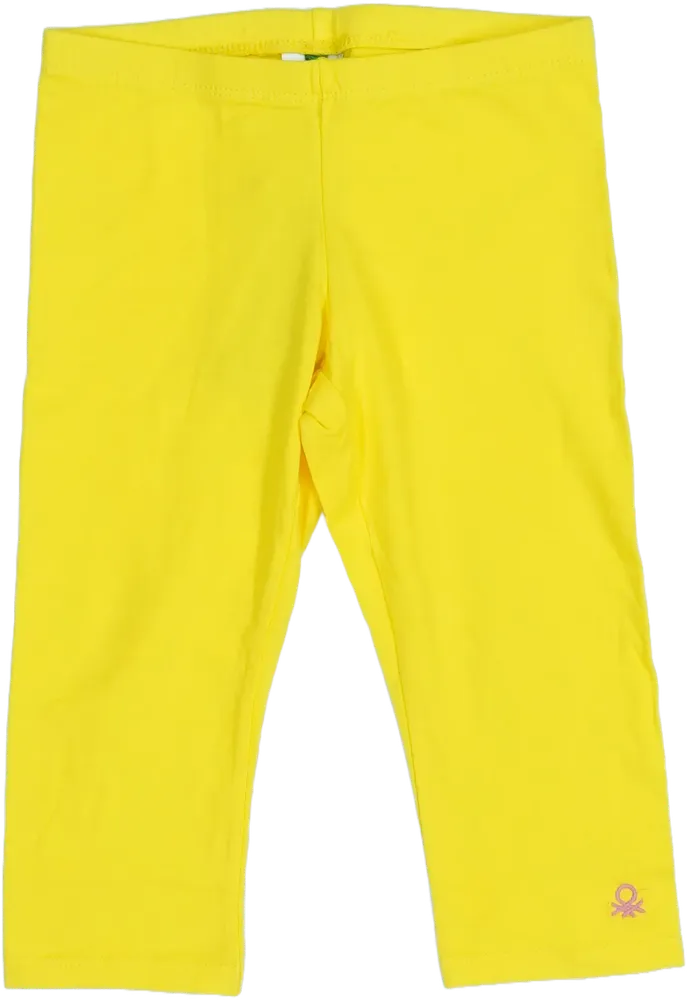 Sárga Benetton Leggings EU 128 / UK 8 év / US 8 év/M